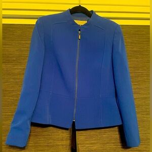 Tahari Size 10 Royal Blue Women’s Skirt Suit - Excellent Condition